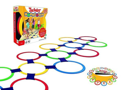 Extrokids Family Games Rings Twister Hopscotch Indoor & Out Door Game Set - EKR0069