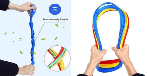 Extrokids Family Games Rings Twister Hopscotch Indoor & Out Door Game Set - EKR0069