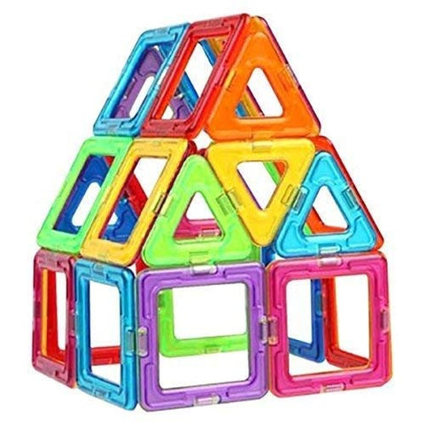 Extrokids Montessori Brain Development 52 PCS Mag Magical Magnetic Building Blocks 3D Magic Play Stacking Set - EKR0081
