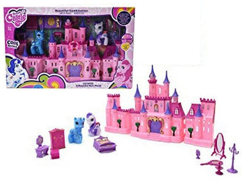 Extrokids Pretend Toy Princess Castle Doll House Play Set - EKR0095