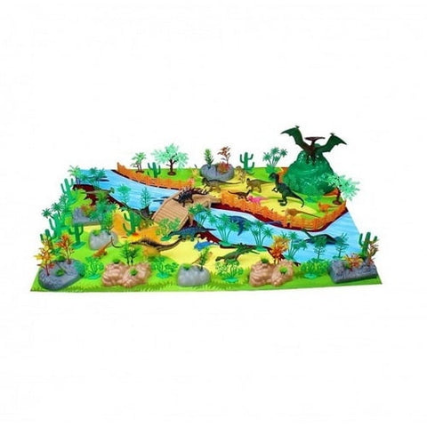 Extrokids Creative 111pcs World of Dinos Figures Set for Kids - EKR0110