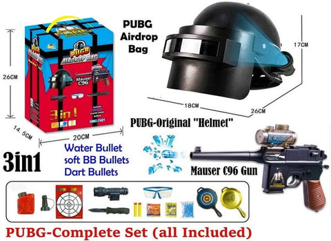 Extrokids Pretend Play Army Toy Play Set Air Drop Bag Pubg - EKR0128