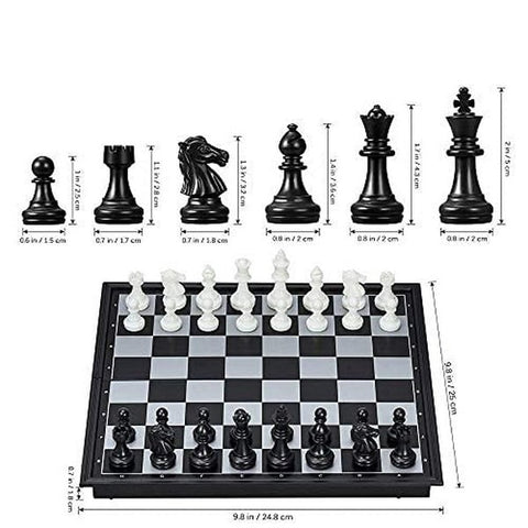 Extrokids Magnetic Chess Board with Folding Design Game Set for Kids & Adults  - EKR0140