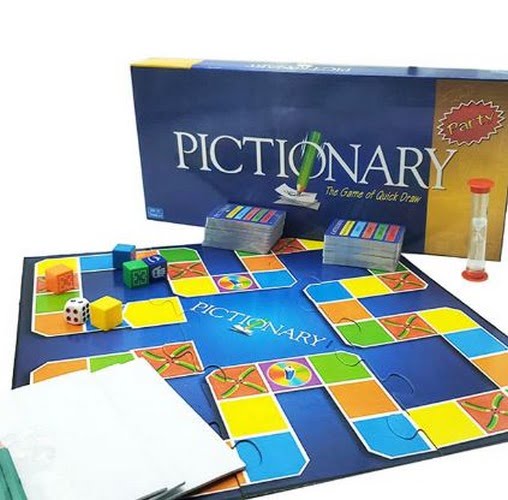 Extrokids Family Games and Fun Learning Board Game Pictionary Party Edition The Game - EKR0195