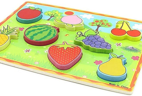 Extrokids Montessori Learning Wooden Puzzle Fruits - EKR0213