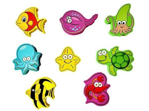 Extrokids Montessori Learning Wooden Puzzle Sea Animals - EKR0214