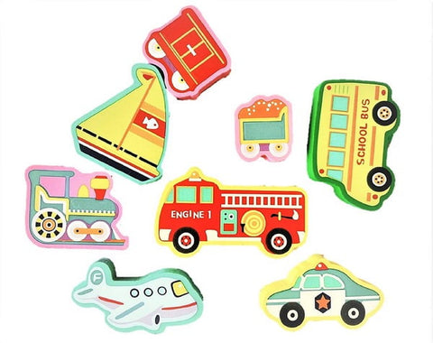 Extrokids Montessori Learning Wooden Puzzle Vehicle - EKR0219