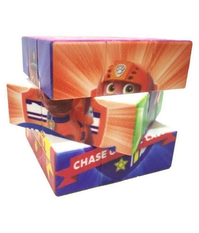 Extrokids Paw Patrol Printed 3D Effect 3x3 Stickerless Magic rubik Cube Puzzle Toy - EKR0234