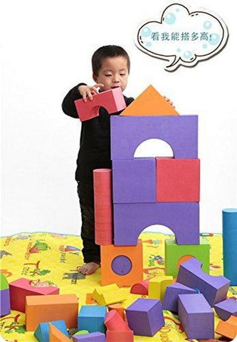 Extrokids Fun Foam and Educational Building Blocks - EKR0244