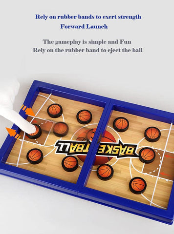 Extrokids Fast Sling Puck Basketball Game Board for Adult and Family - EKR0263B