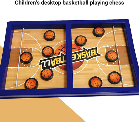 Extrokids Fast Sling Puck Basketball Game Board for Adult and Family - EKR0263B