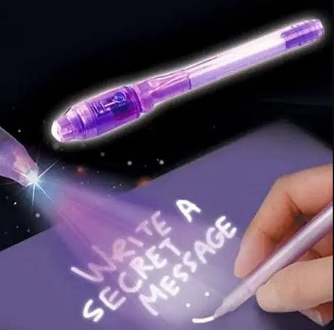 Extrokids  Magic Luminous Light Pen UV Writing Invisible Ink Pen   - EKT1960