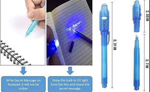 Extrokids  Magic Luminous Light Pen UV Writing Invisible Ink Pen   - EKT1960