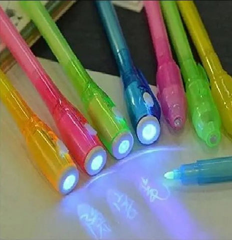 Extrokids  Magic Luminous Light Pen UV Writing Invisible Ink Pen   - EKT1960