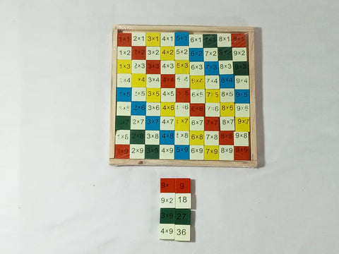Extrokids Wooden Multiplication Table -  EKSD0008
