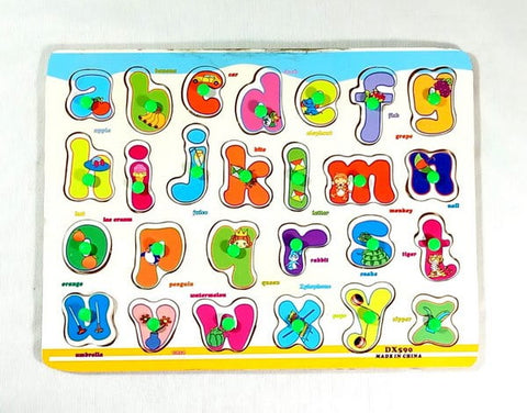 Extrokids Small Alphebat  Puzzle Board With Knob -  EKSD0042