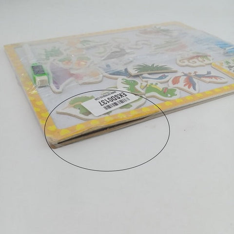 Wooden Magnetic puzzles learning board cum writing board - EKSD0137