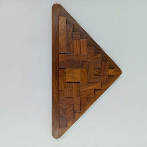 triangle shape wooden puzzles - EKSD0250