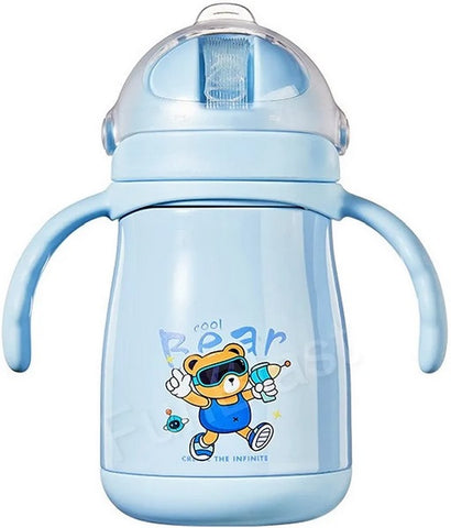 Children Watter Bottle With Handle Blue - EKSS0005