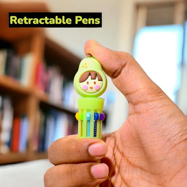 Cute Vegetables 10 Colour Ball Pen 1Pc Random Design Will Be Shipped - EKSS0032