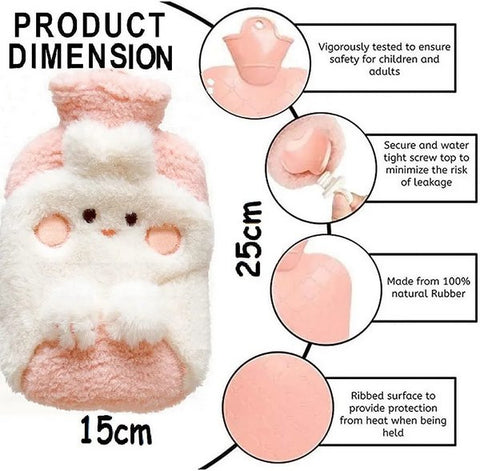 Hot Water Bag Bear 1000Ml - EKSS0081
