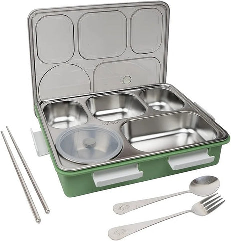 Lunch Box Stainless Steel Green - EKSS0088