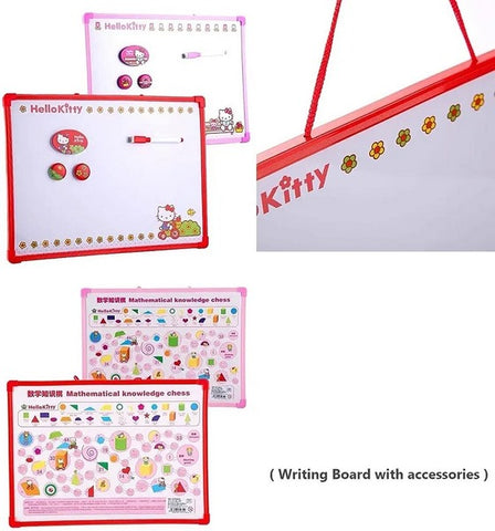 Hello Kitty White Board With Sketch And Dice Game 1Pc Random Design Will Be Shipped - EKSS0089