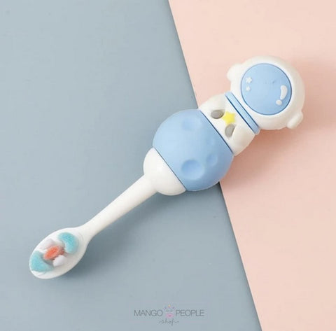 Soft Bristle Cartoon Tooth Brush Space Suit Blue - EKSS0092