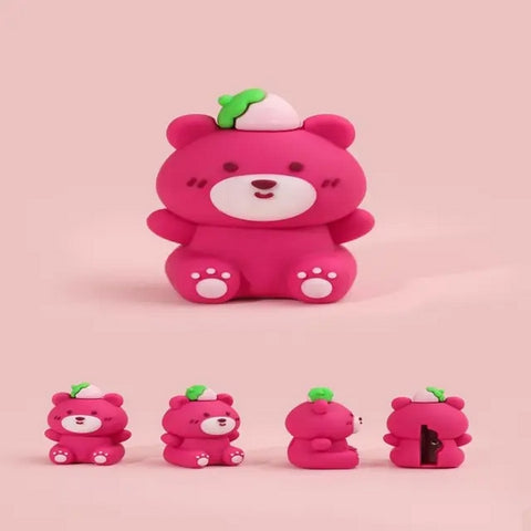Strawberry Pink Bear Sharpner  - EKSS0099