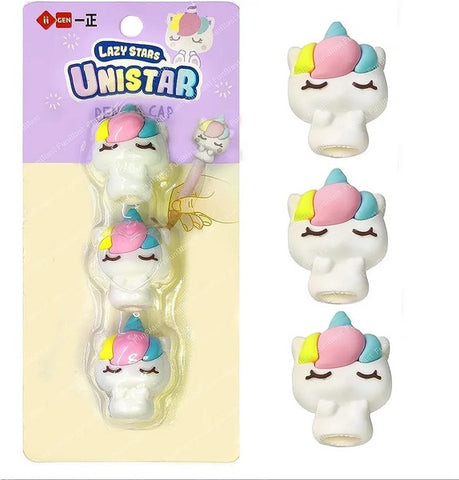 Lazy Star Unistar Pencil Cap 3Pcs - EKSS0103