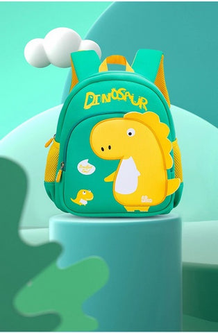 3D  Dinosaur Backpack For Kids Green - EKSS0126