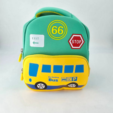 My Darling Bus Green And Yellow Bag - EKSS0133
