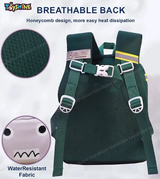 Robo Backpack For Kids  Green - EKSS0149