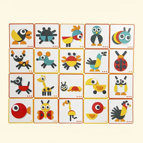 Wooden Geo Animal Puzzle - EKT0630