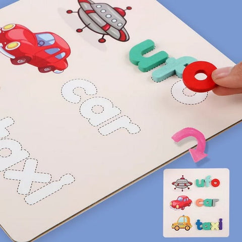 Extrokids Wooden Montessori Learning jigsaw puxxles - EKT1710