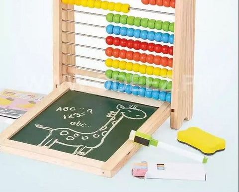Extrokids Wooden Calculation and Painting Frame Learning Toy Digital Version - EKT1712
