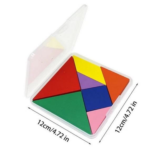 Wooden Mini Tangram Puzzle | Boosts Cognitive & Motor Skills