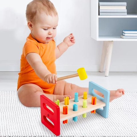 WT WOODEN POUNDING TABLE - EKT1835