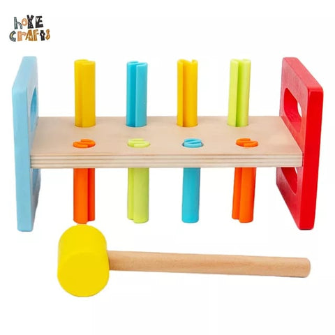 WT WOODEN POUNDING TABLE - EKT1835
