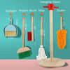 Extrokids Wooden Cleaning Toy Set 7Piece,Kid-Sized Detachable Cleaning Tool Toy - EKT1880