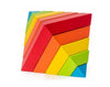 Extrokids Montessori style pyramid - 3D rainbow game to build - EKT1883