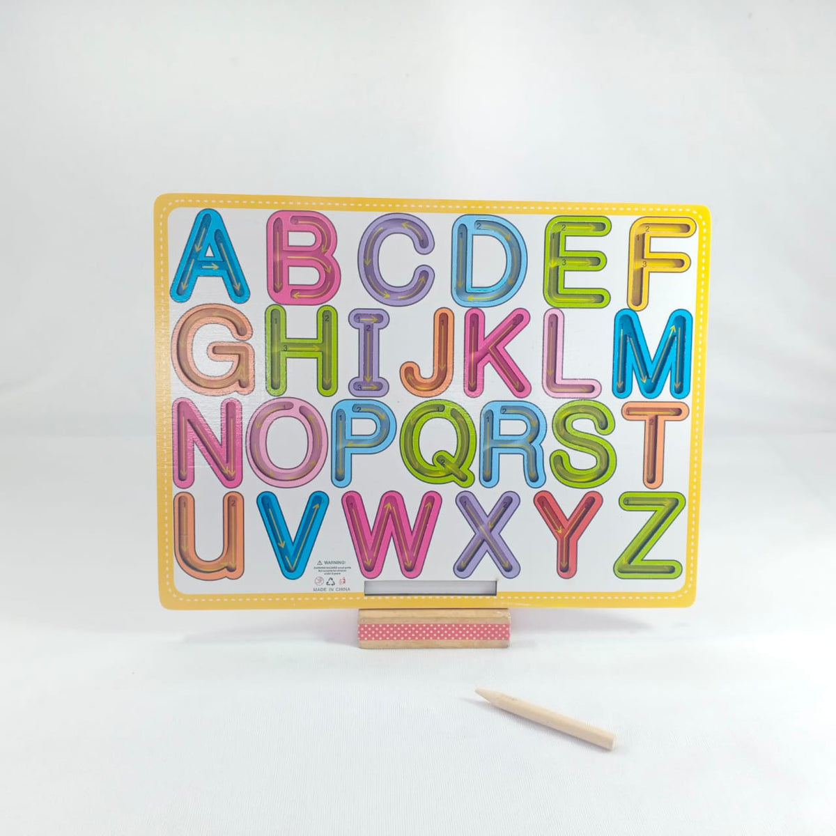 Extrokids Wooden Tracing Board - Uppercase ABC - EKT1884