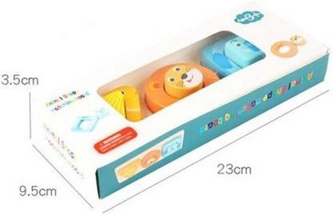 Extrokids Animal Shape Matching Board  (Multicolor) - EKT1888