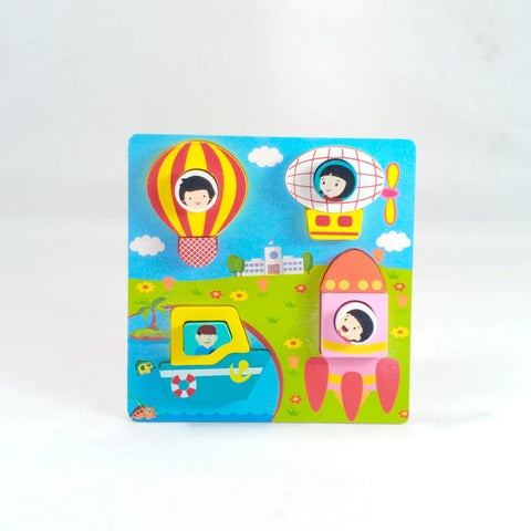 Extrokids  wooden block jigsaws Puzzle - EKT1893