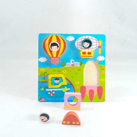 Extrokids  wooden block jigsaws Puzzle - EKT1893