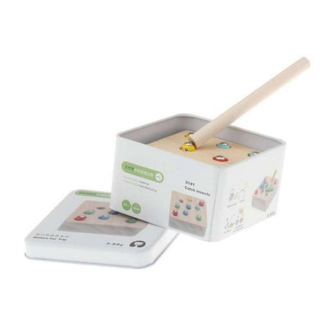 Extrokids Wooden Geometry Block Catch Insects Game Toy - EKT1896A
