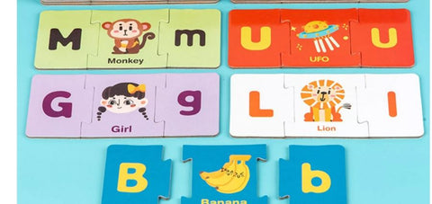 Extrokids Alphabet Letter Matching Jigsaw Puzzles Learning and Brain Teaser Educational Toy - EKT1897