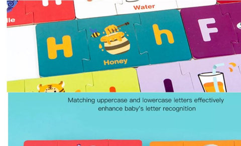 Extrokids Alphabet Letter Matching Jigsaw Puzzles Learning and Brain Teaser Educational Toy - EKT1897