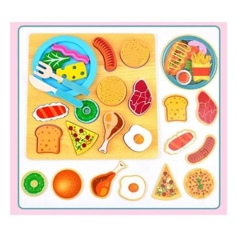 Extrokids Wooden Simulation  Pizza set  - EKT1937