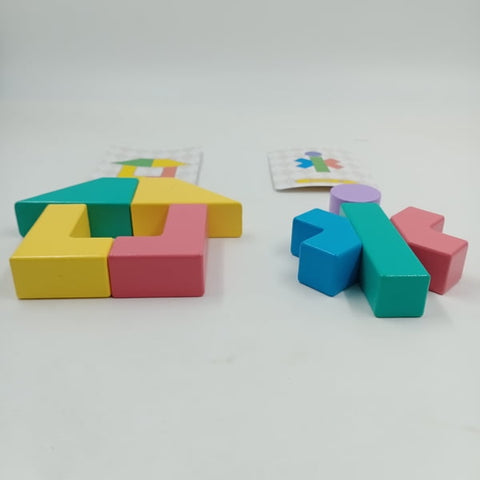 Extrokids Wooden Shapes  Magic Block - EKT1941